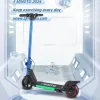 The manufacturer directly supplies the new type of children's electric scooter with dazzling color and light, a two-wheeled electric scooter for children's transportation, for cross-border use Item Picture